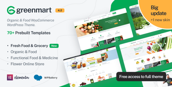 GreenMart WordPress WooCommerce Teması GreenMart WordPress WooCommerce Teması